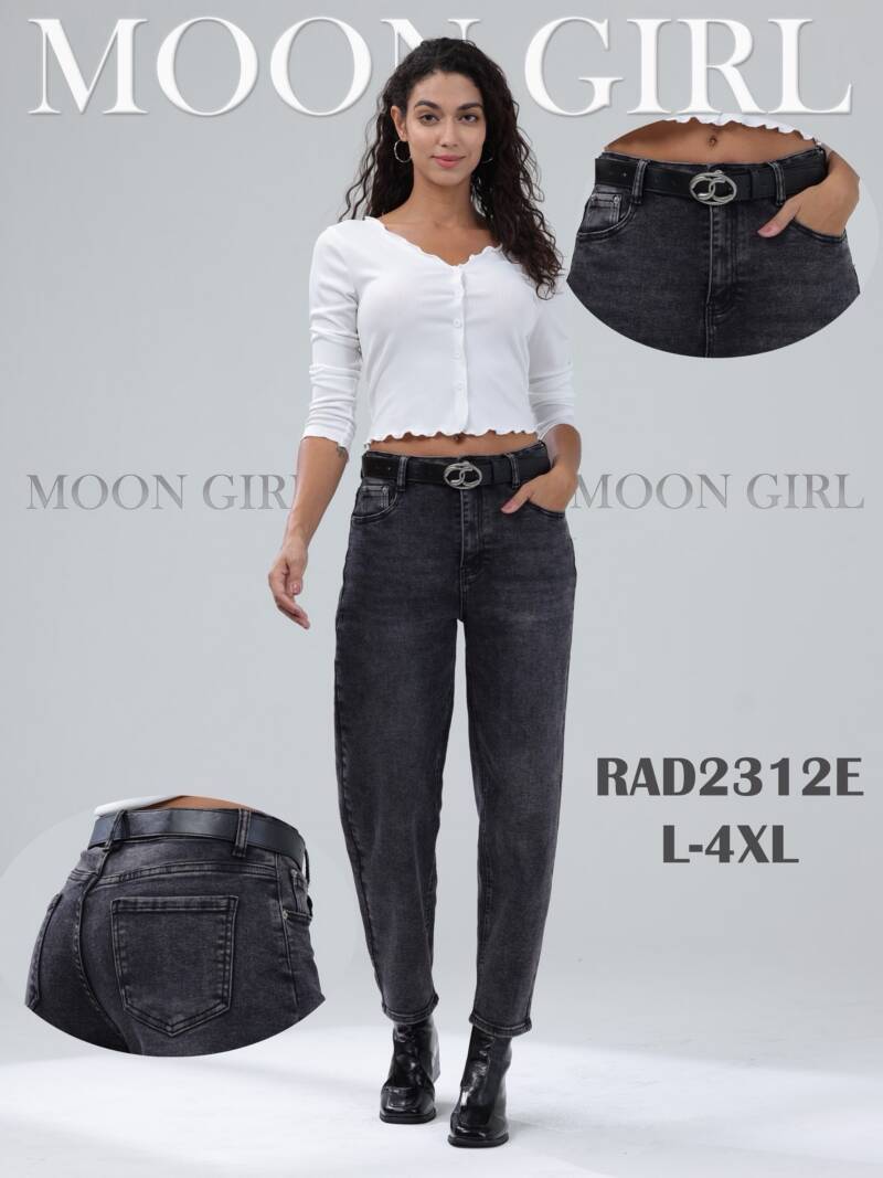 Spodnie damskie jeansy Roz L-4XL, 1 Kolor Paczka 10 szt